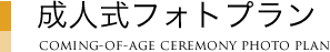 成人式ふぉとプラン